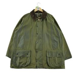 Second life - Barbour Parka męska Beaufort woskowana - Stan bardzo dobry. Zielone parki męskie Barbour, l, bez wzorów, z materiału. Za 553.76 zł.