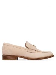 Guess Lordsy FLTBSO SUE14 Beżowy jasny. Brązowe mokasyny damskie Guess, ze skóry. Za 584.99 zł.