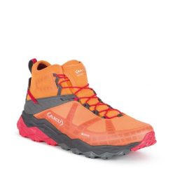 Buty trekkingowe męskie Aku Flyrock GTX. Brązowe buty trekkingowe męskie Aku, z gore-texu, bez zapięcia, trekkingowe, gore-tex. Za 399.00 zł.