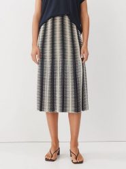 Someday. Spódnica w kolorze kremowo-czarnym rozmiar: 42. Brązowe spódniczki damskie Someday, bez wzorów, midi, proste. Za 187.99 zł.