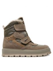 Primigi Śniegowce 6870011 D GORE-TEX Beżowy. Brązowe kozaki dziewczęce Primigi, bez wzorów, z gore-texu, bez obcasa. Za 519.99 zł.