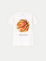 Coccodrillo T-Shirt ZC4143213VBA Biały Regular Fit. Białe t-shirty chłopięce COCCODRILLO, bez wzorów, z bawełny, bez ramiączek. Za 29.99 zł.