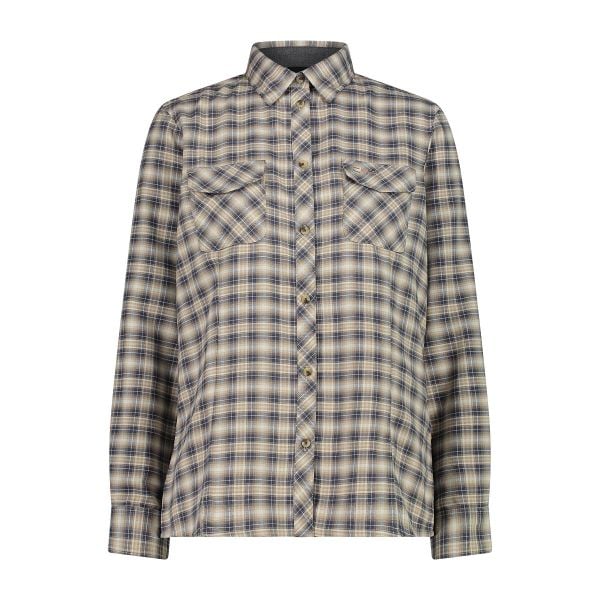 Koszula damska turystyczne CMP 32T1486. Białe koszule damskie CMP, l, bez wzorów, sportowe, bez kołnierzyka, bez ramiączek. Za 308.00 zł.