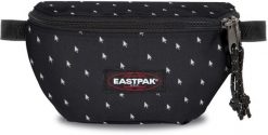 Czarna torba na talię Eastpak ze strzałką w kolorze czarnym. Czarne torebki klasyczne damskie Eastpak, bez wzorów, z materiału, duże, bez dodatków. Za 164.99 zł.