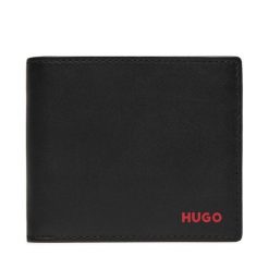 Portfel HUGO. Czarne portfele męskie Hugo, bez wzorów. Za 349.99 zł.