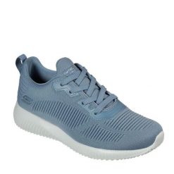Buty do chodzenia damskie Skechers Bobs Squadtough Talk. Niebieskie obuwie treningowe damskie Skechers, na fitness i siłownię. Za 279.00 zł.