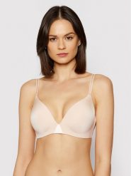 Chantelle Biustonosz bezszwowy Absolute Invisible Ohne Bugel C15G80 Beżowy. Brązowe biustonosze Chantelle, bez wzorów, z syntetyku. Za 339.99 zł.