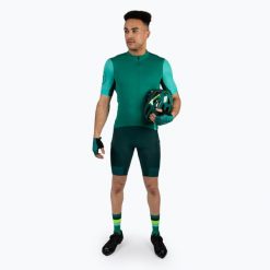 Koszulka rowerowa męska Endura FS260 S/S Std. Zielone t-shirty sportowe męskie ENDURA, m, bez ramiączek, rowerowe. W wyprzedaży za 305.75 zł.