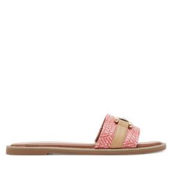 Klapki s.Oliver. Czerwone klapki damskie S.Oliver, bez wzorów, bez obcasa. Za 139.99 zł.