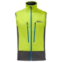 Kamizelka turystyczna męska Jack Wolfskin Alpspitze softshell. Zielone kurtki softshell damskie Jack Wolfskin, m, bez wzorów, z poliamidu, bez kaptura. Za 438.00 zł.