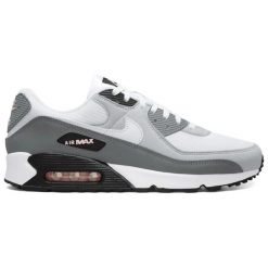 Buty do chodzenia męskie Nike Air Max 90. Szare buty sportowe na co dzień męskie Nike, z materiału, bez zapięcia, trekkingowe, nike air max. Za 945.00 zł.