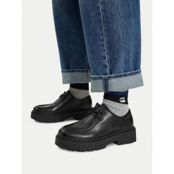 Półbuty G-Star. Czarne półbuty damskie G-Star, bez wzorów, retro, bez obcasa, na płaskiej podeszwie. Za 279.99 zł.