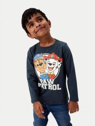 NAME IT Bluzka 13232351 Granatowy Regular Fit. Niebieskie t-shirty chłopięce Name it, bez wzorów, z bawełny, bez ramiączek. Za 39.99 zł.
