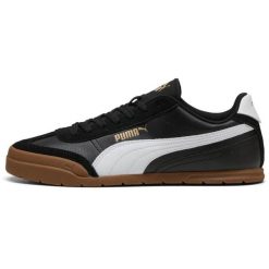 Buty sportowe Puma Super Turino. Czarne buty sportowe na co dzień damskie Puma, bez wzorów, z materiału, trekkingowe. Za 202.99 zł.