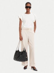 Tory Burch Torebka Large Tote 182890 Czarny. Czarne torebki klasyczne damskie Tory Burch, bez wzorów, ze skóry, bez dodatków. Za 4,339.00 zł.