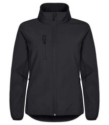 Clique Classic Softshell Jacket Women — 3-warstwowa softshell z recyklingu. Czarne kurtki softshell damskie CLIQUE, xl, bez wzorów, z softshellu, bez kaptura. Za 263.55 zł.