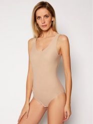 Chantelle Body Soft Stretch C16A80 Beżowy. Brązowe body damskie Chantelle, bez wzorów, z syntetyku. Za 139.99 zł.