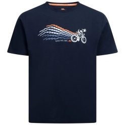 T-shirt Trespass Otheo. Niebieskie t-shirty męskie Trespass, l, bez wzorów, ze skóry, bez kołnierzyka. Za 150.25 zł.