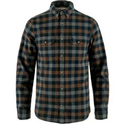 Koszula Fjall Raven Skog M Dorosłych. Niebieskie koszule męskie Fjällräven, m, bez wzorów, z bawełny, bez kołnierzyka, bez ramiączek. Za 552.95 zł.