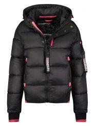 Geographical Norway Kurtka pikowana "Calix" w kolorze czarnym rozmiar: XL. Czarne kurtki damskie Geographical Norway, xl, bez wzorów, bez kaptura. Za 245.96 zł.