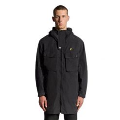 Parka ochronna Lyle & Scott. Czarne parki męskie LYLE AND SCOTT, l, bez wzorów. Za 492.00 zł.