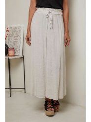 Le Monde du Lin Lniana spódnica w kolorze beżowym rozmiar: 34/36. Brązowe spódniczki damskie Le Monde du Lin, bez wzorów, ze lnu, klasyczne, z standardowym stanem, maxi, rozkloszowane. Za 130.99 zł.