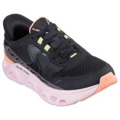 Buty sportowe Skechers Slip-ins Glide Step Altus. Czarne buty sportowe na co dzień damskie Skechers, bez wzorów, z syntetyku. Za 445.99 zł.
