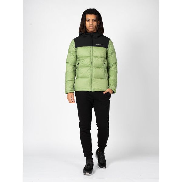 Kurtka turystyczna męska. Czarne kurtki męskie CHAMPION, m, bez wzorów, z poliamidu, sportowe, z kapturem. Za 492.00 zł.