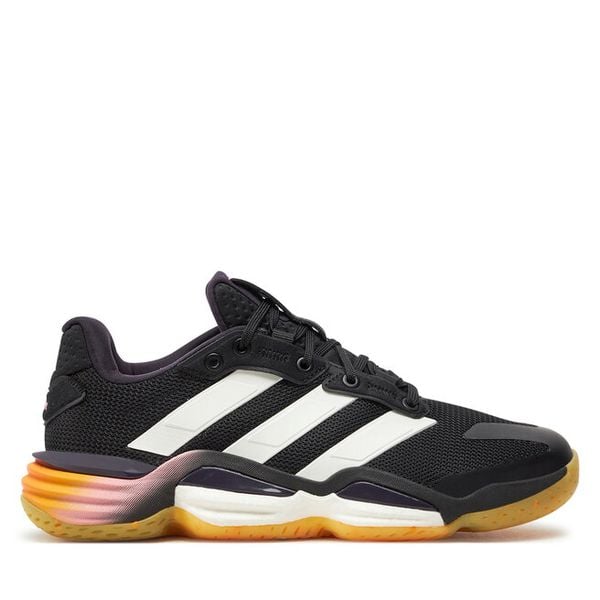 Buty halowe adidas. Czarne buty sportowe na co dzień damskie Adidas, bez wzorów. Za 599.99 zł.