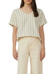 S.Oliver Koszulka w kolorze beżowo-białym rozmiar: 40. Białe t-shirty damskie S.Oliver, s, bez wzorów, z bawełny, bez kołnierzyka. Za 92.21 zł.