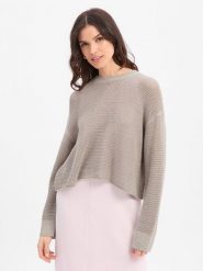 Drykorn sweter z dzianiny - Malese Kobiety Bawełna zielony, XS. Zielone swetry klasyczne damskie Drykorn, xs, z bawełny, bez kołnierzyka. Za 549.95 zł.