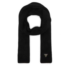 Szalik Guess. Czarne szaliki i kominy damskie Guess, z aplikacjami. Za 234.99 zł.