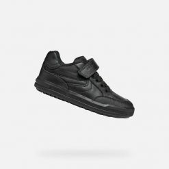 Buty GEOX J ARZACH BOY Czarny. Czarne kombinezony damskie Geox, bez wzorów, ze skóry, bez kołnierzyka, bez ramiączek. Za 181.99 zł.