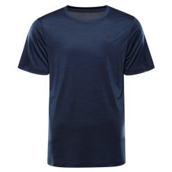Koszulka męska turystyczna szybkoschnąca Alpine Pro Basik. Niebieskie t-shirty sportowe męskie Alpine Pro, m, bez ramiączek, do biegania. Za 109.00 zł.