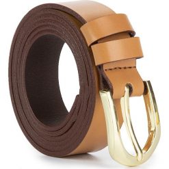 Paski LASOCKI 2W2-002-SS19. Brązowe paski damskie Lasocki, bez wzorów, ze skóry. Za 39.99 zł.