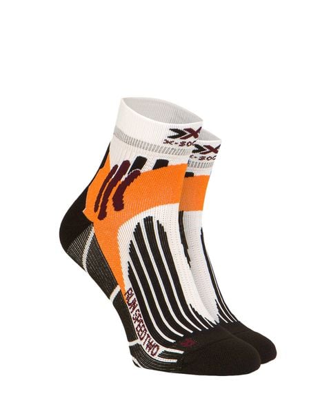 Skarpety biegowe X-SOCKS RUN SPEED TWO 4.0. Brązowe skarpetki damskie X-Socks, bez wzorów. Za 55.00 zł.