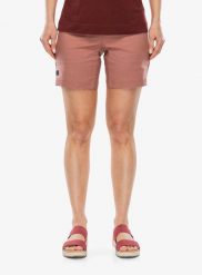 Spodenki wspinaczkowe damskie Ortovox Affinity Shorts. Czerwone szorty damskie ORTOVOX, bez wzorów, z bawełny. Za 379.49 zł.