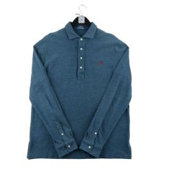 Second life - Koszulka z długim rękawem męska Polo Ralph Lauren - Jak nowy. Niebieskie koszulki męskie z długim rękawem Ralph Lauren, l. Za 149.06 zł.