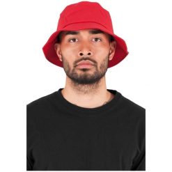 Kapelusz Flexfit cotton twill. Czerwone kapelusze damskie FLEXFIT, bez wzorów. Za 152.00 zł.