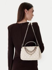 Guess Torebka HWQG96 73190 Écru. Torebki klasyczne damskie Guess, z aplikacjami, ze skóry, bez dodatków. Za 639.99 zł.