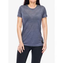 Koszulka merino damska Sensor Merino Lite Tee SS. Niebieskie bluzki sportowe damskie Sensor, bez wzorów, bez ramiączek. Za 214.99 zł.