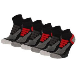 Skarpety turystyczne Xtreme Quarter, 6 par., Multi Black. Czarne skarpetki damskie XTREME SOCKSWEAR, bez wzorów, z bawełny. Za 199.60 zł.