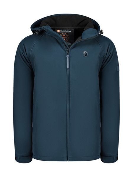 Canadian Peak Kurtka softshellowa "Tamigotaleak" w kolorze granatowym rozmiar: XXL. Niebieskie kurtki outdoor męskie Canadian Peak, xxl, bez wzorów, bez kaptura. Za 187.52 zł.