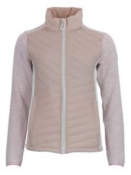 Peak Mountain Kurtka polarowa "Apony" w kolorze jasnoróżowym rozmiar: XL. Różowe kurtki damskie Peak Mountain, xl, bez wzorów, z polaru, bez kaptura. Za 173.99 zł.