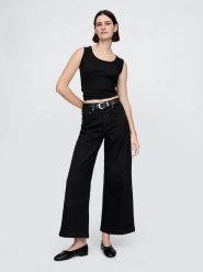 GAP Dżinsy - Comfort fit - w kolorze czarnym rozmiar: W29. Czarne jeansy damskie GAP, z podwyższonym stanem. Za 136.13 zł.