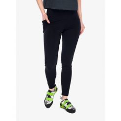 Legginsy wspinaczkowe damskie Black Diamond Session Tights. Czarne legginsy damskie Black Diamond, bez wzorów. Za 211.19 zł.