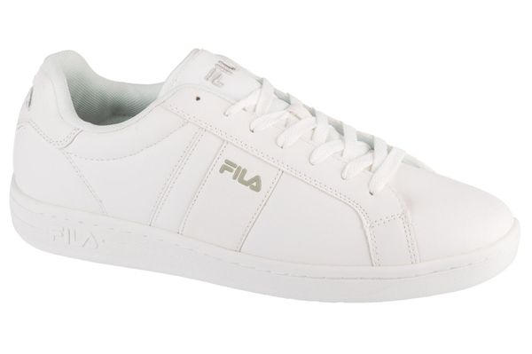 Buty sportowe Sneakersy męskie, Crosscourt Line. Białe buty sportowe na co dzień męskie Fila, z materiału, bez zapięcia, trekkingowe. Za 149.99 zł.