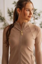 Bluza techniczna z zamkiem JD ATTACK Elite. Brązowe bluzy bez kaptura damskie JD ATTACK, l, z materiału. Za 269.00 zł.