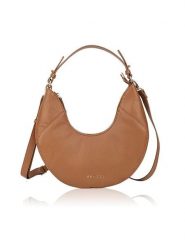 Bellicci Skórzana torebka "Cardonna" w kolorze jasnobrązowym - 24 x 15 x 7 cm rozmiar: onesize. Brązowe torebki klasyczne damskie Bellicci, bez wzorów, z materiału, bez dodatków. Za 217.99 zł.