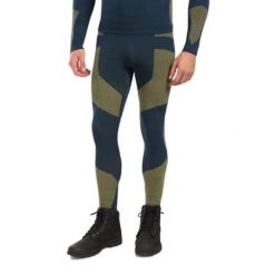 Legginsy termoaktywne męskie Kilpi NIEL-M. Niebieskie bielizna termoaktywna męska Kilpi, m, bez wzorów, z materiału. Za 189.67 zł.